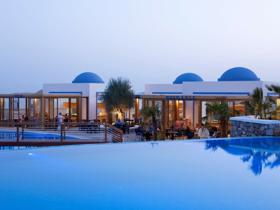 Mitsis Selection Blue Domes Hotel Pylion Bagian luar foto
