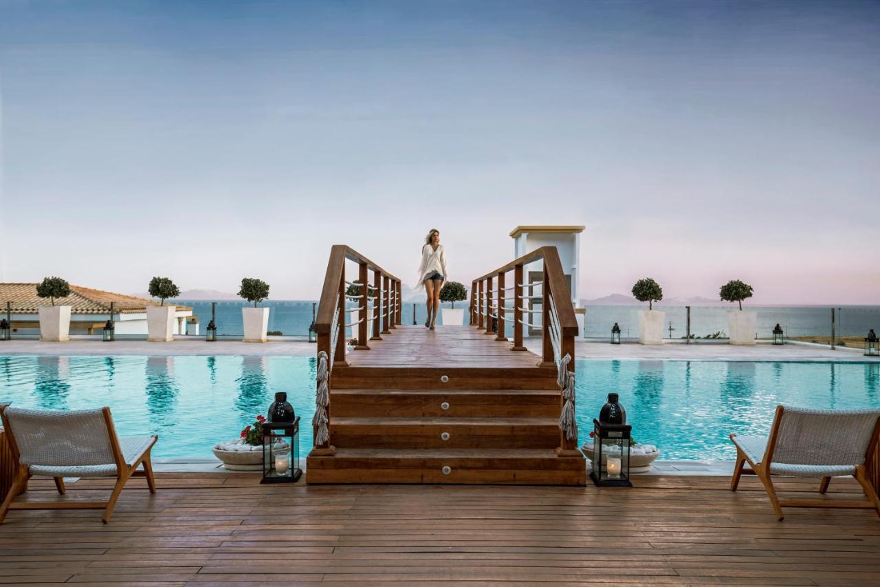Mitsis Selection Blue Domes Hotel Pylion Bagian luar foto